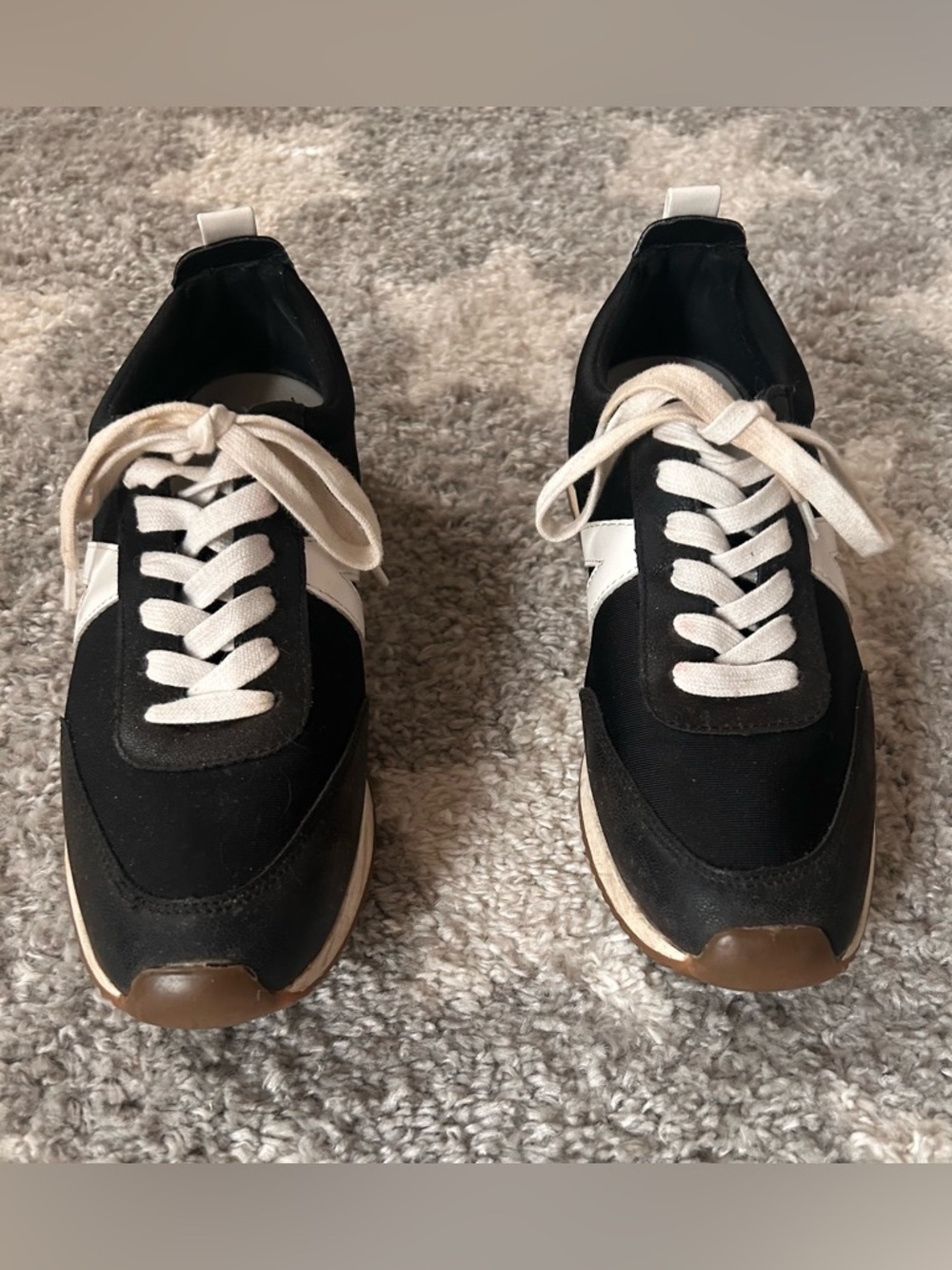 MIA Black and White Women's Athletic Sneakers